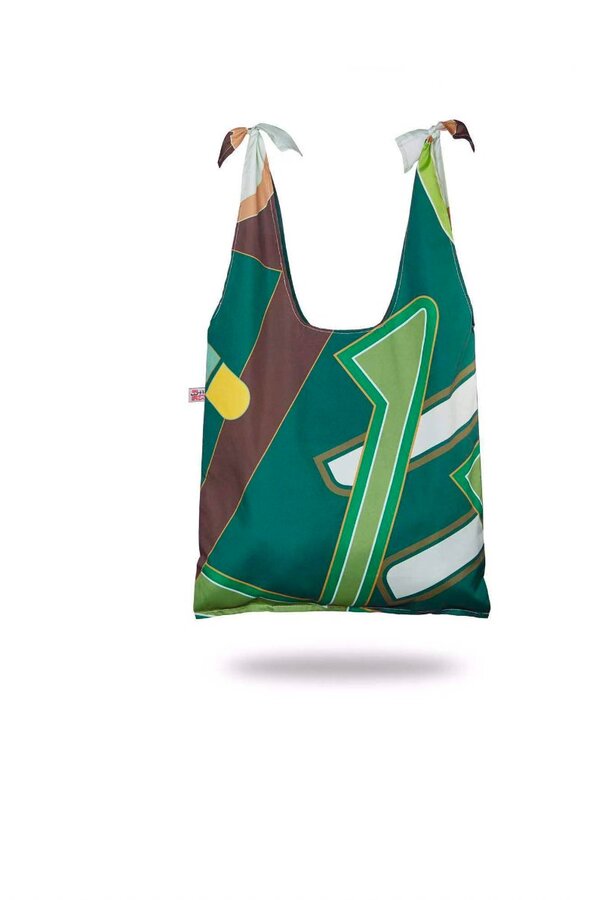 Green eco tote bag