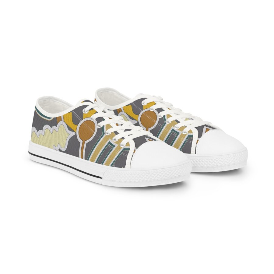 Grey patterned sneaker